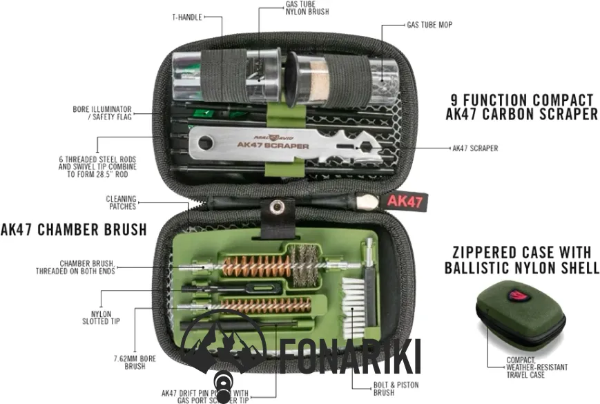Набір для чистки AK 47 Real Avid Gun Cleaning Kit (7.62)