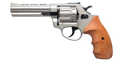 Револьвер флобера ZBROIA PROFI-4.5 Сатин. Рукоять - бук
