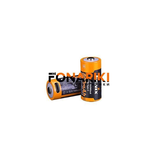 Акумулятор 16340 Fenix 800 UP mAh Li-ion Type-C