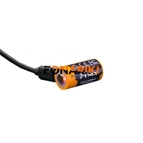 Акумулятор 16340 Fenix 800 UP mAh Li-ion Type-C
