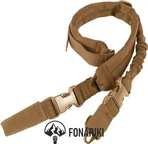 Ремень ружейный Condor Swiftlink Padded Bundee Sling Coyote brown