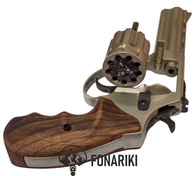 Револьвер флобера ZBROIA PROFI-4.5 Сатин. Рукоятка - бук