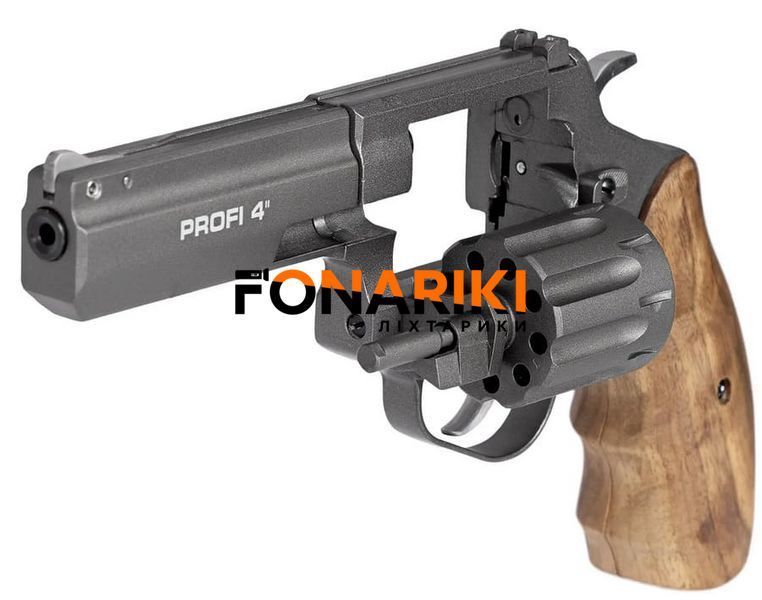 Револьвер флобера ZBROIA Profi 4" Бук Графіт