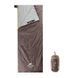 Спальник сверхлегкий Naturehike Summer LW180 NH21MSD09 правый (15&deg;C)p-p M коричневый (лето весна)
