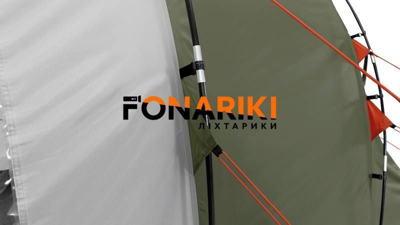 Палатка шестиместная Easy Camp Huntsville Twin 600 Green/Grey (120409)