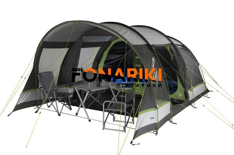 Палатка пятиместная High Peak Garda 5.0 Light Grey/Dark Grey/Green (11823)