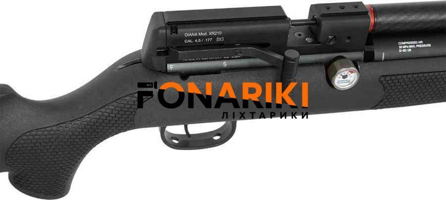 Пневматична PCP гвинтівка Diana XR210 4.5 мм Black