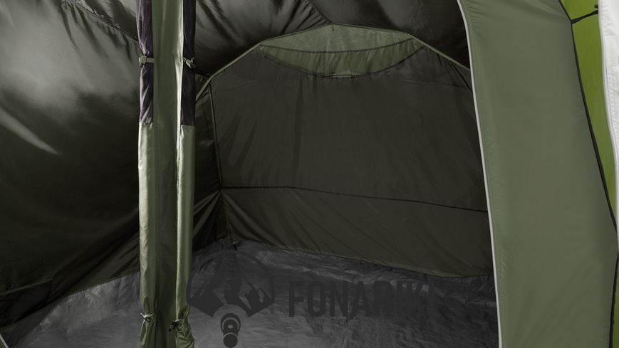 Палатка шестиместная Easy Camp Huntsville Twin 600 Green/Grey (120409)