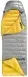 Спальний мішок Naturehike CW400 NH18C400-D L Yellow/gray