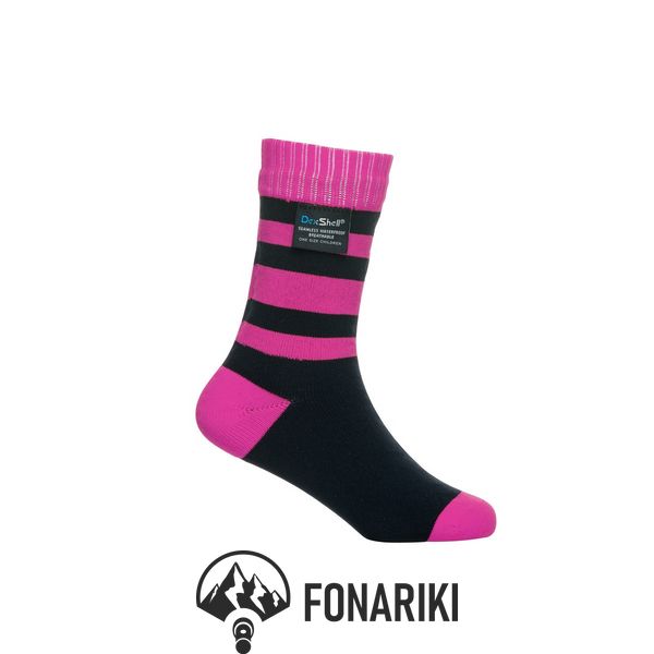 Водонепроникні шкарпетки Dexshell Children ѕоскѕ pink S дитячі рожеві