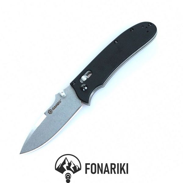 Нож складной Ganzo G704 черный