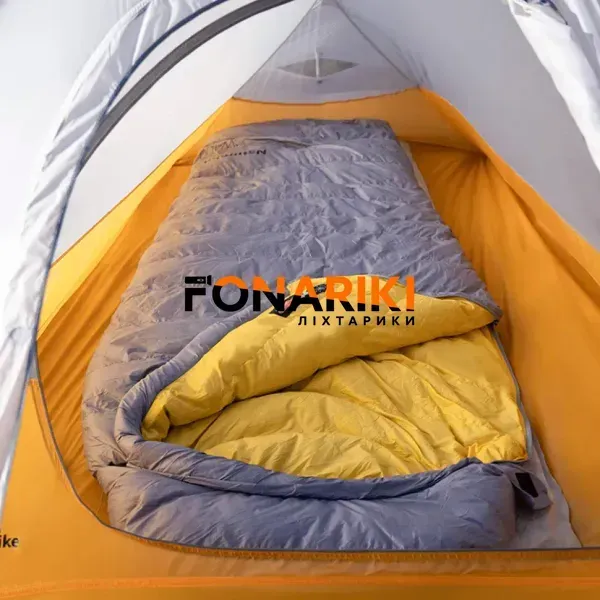 Спальний мішок Naturehike CW400 NH18C400-D L Yellow/gray