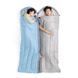 Спальник з капюшоном демісезон-рання зима Naturehike L250 NH21MSD07 (9&deg;C) правий блакитний ковдра