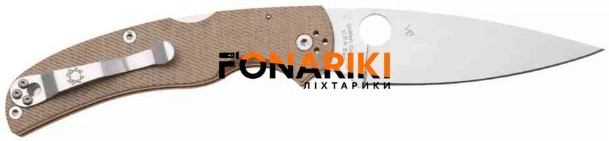 Ніж Spyderco Native Chief Canvas Micarta Brown
