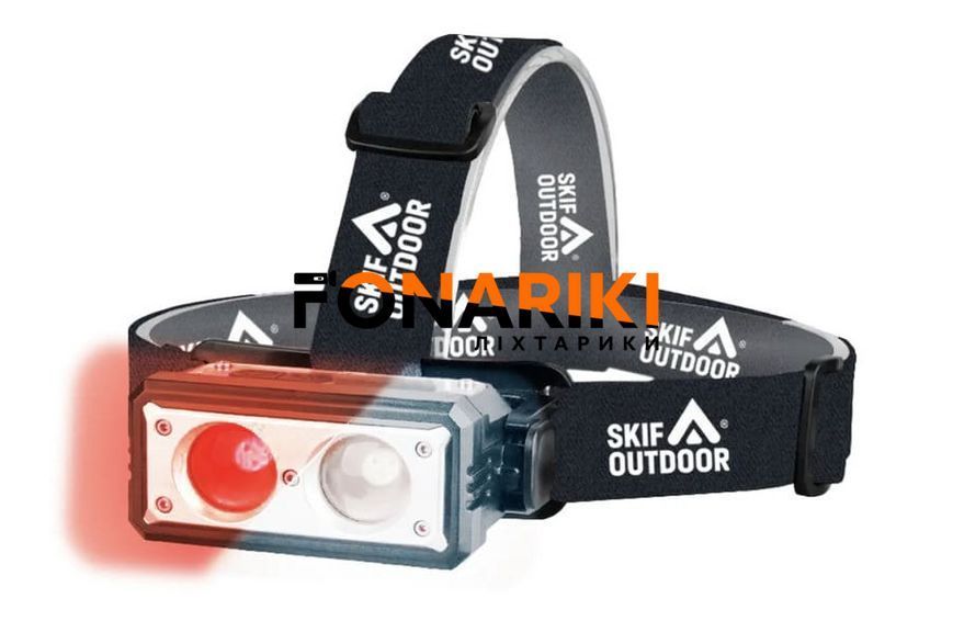 Фонарь налобный с красным светом Skif Outdoor Monitor RL