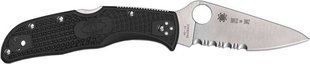 Ніж Spyderco Endela Thin Red Line напівсерейтор