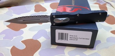 Нож Microtech Dirac Double Edge Apocalyptic FS