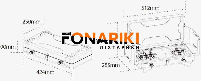 Газовий плита BRS 81