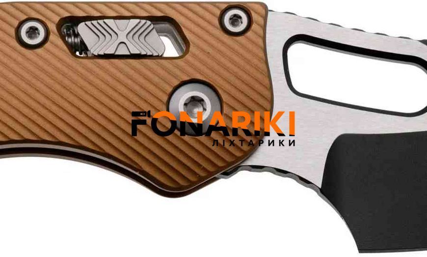 Нож Microtech Stitch RAM-LOK Black Blade Fluted Aluminum Tan