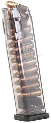 Магазин ETS для Glock 9 мм  Емкость - 22 патрона Прозрачный