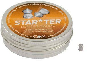 Кулі пневматичні Coal Starter Pointed кал. 4.5 мм 0.52 г 500 шт/уп