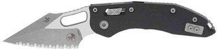 Нож Microtech Stitch Ram-Lok Apocalyptic Serrated Black