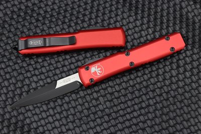 Ніж Microtech Ultratech Bayonet Black Blade. Ц: red