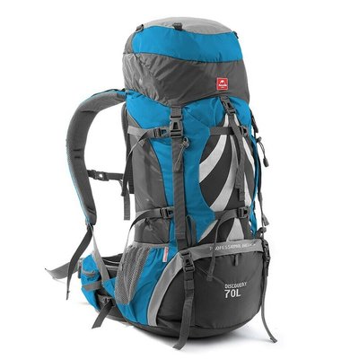 Рюкзак туристический Naturehike NH70B070-B, 70 л+5 л, голубой