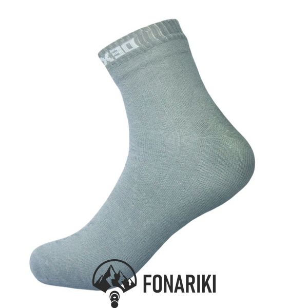 Водонепроникні шкарпетки Dexshell Waterproof Ultra Thin Socks L сірі