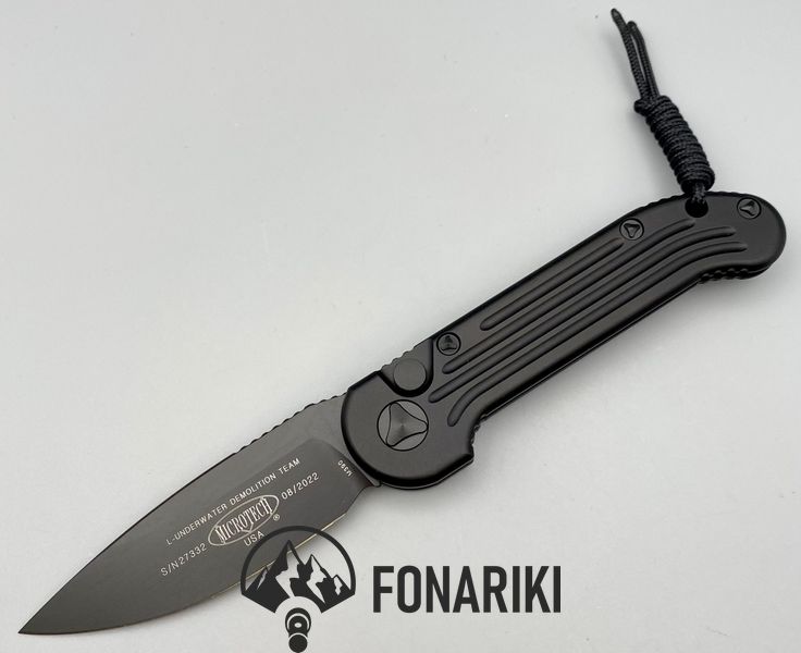 Нож Microtech Ludt Black Blade Tactical
