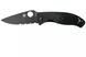 Нож Spyderco Tenacious Black Blade Lightweight полусеррейтор