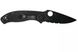 Нож Spyderco Tenacious Black Blade Lightweight полусеррейтор