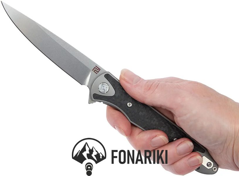 Нож Artisan Shark Titanium Gray