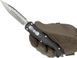 Ніж Microtech Dirac Delta D/E Satin Serrated Black