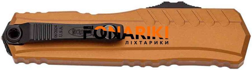 Ніж Microtech Cypher II Reverse Tanto Black Blade Tan