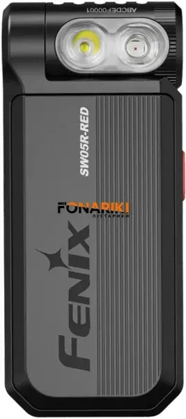 Фонарь Fenix SW05R-RED LED Black