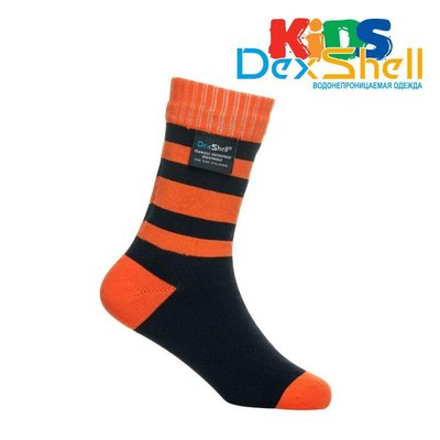Водонепроникні шкарпетки Dexshell Children ѕоскѕ orange S для дітей помаранчеві