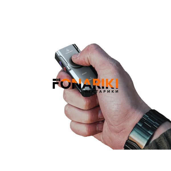 Ліхтар наключний Fenix E06R бірюзовий