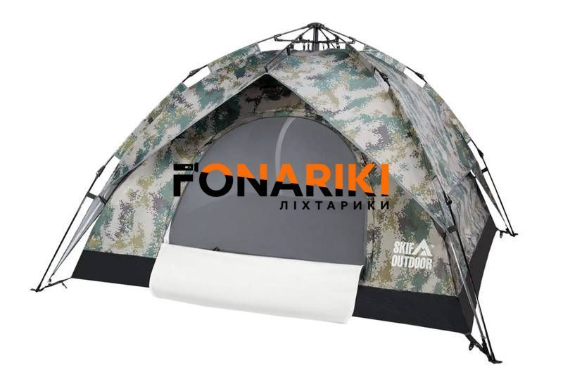 Самораскладная палатка 3-местная Skif Outdoor Adventure Auto II. Размер 200x200 см Camo (автоматический)