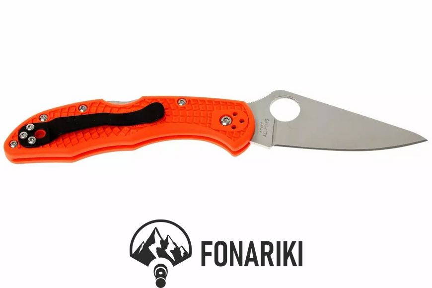 Нож Spyderco Delica4 Flat Ground C11FPOR