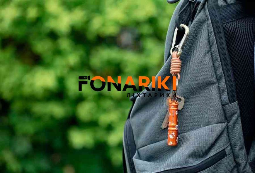Фонарь-брелок Olight I3E EOS Orange Skull