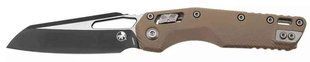 Нож Microtech MSI Black Blade Fluted G-10 Tan