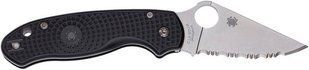 Ніж Spyderco Para 3 FRN Black cеррейтор