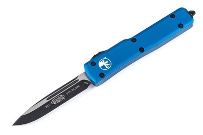 Ніж Microtech UTX-70 Drop Point Black Blade Ц: синій