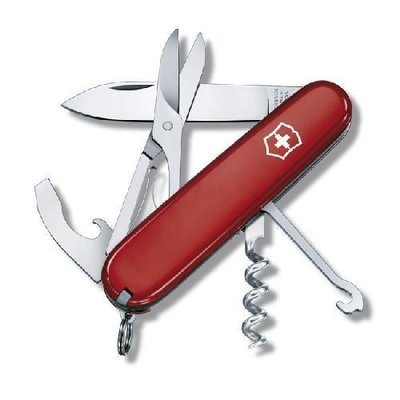 Нож Victorinox Swiss Army Compact 1.3405 красный (Vx13405)