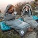 Спальник одеяло с капюшоном Naturehike M400 NH20MSD02 (1&deg;C) левый серый (зимний демисезонный)
