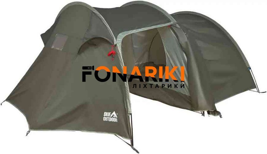 Намет туристичний 4-містний Skif Outdoor Askania 405x250x130 Green